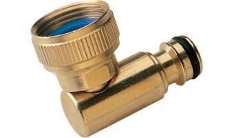 90&deg; Swivel Garden Hose QR Adaptor
