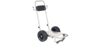 Large Wheeled Trolley - Stainless Steel