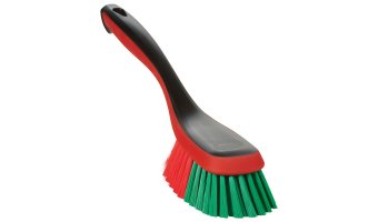 Vikan Hand Brush with Rubber Edge