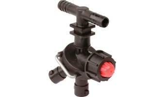 Dry Boom Triple Nozzle Holder with Valve