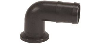 Flange x 90&deg; Hose Barb