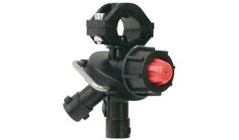 Wet Boom Triple Nozzle Holder with Valve
