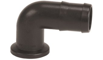 Flange x 90&deg; Hose Barb