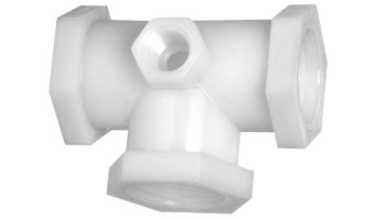 Tee with Gauge Port