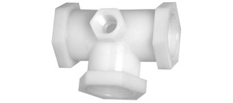 Tee with Gauge Port