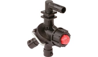 Dry Boom Triple Nozzle Holder with Valve
