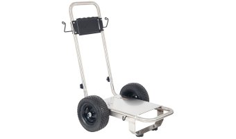Large Wheeled Trolley - Stainless Steel