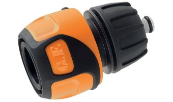 Soft Touch Garden Hose QR Coupler with Valve