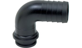 90&deg; Flynut Fit Hose Barb