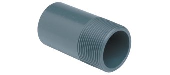 Barrel Nipple Plain x Male Thread