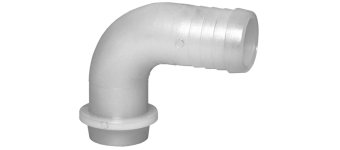 90&deg; Hose Saver Hose Barb