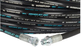 1/2" Pratissoli LongLife Drain Jetting Hose