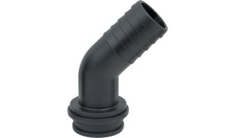 45&deg; Flynut Fit Hose Barb