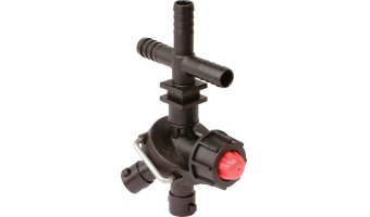 Dry Boom Triple Nozzle Holder with Valve