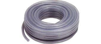 1/4" Clear Reinforced PVC Hose - 30m Coil