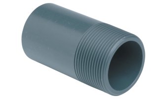 Barrel Nipple Plain x Male Thread