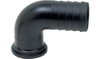 90&deg; Flat Seat Hose Barb